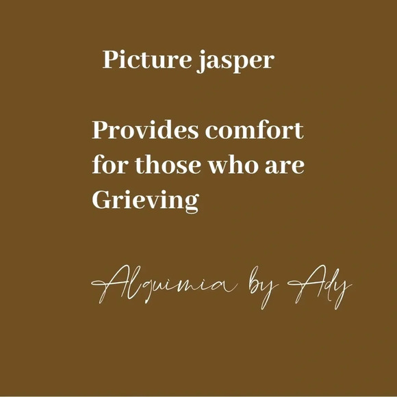 Vintage handmade rosary link adjustable multi charm picture jasper bracelet - Picture 6 of 6